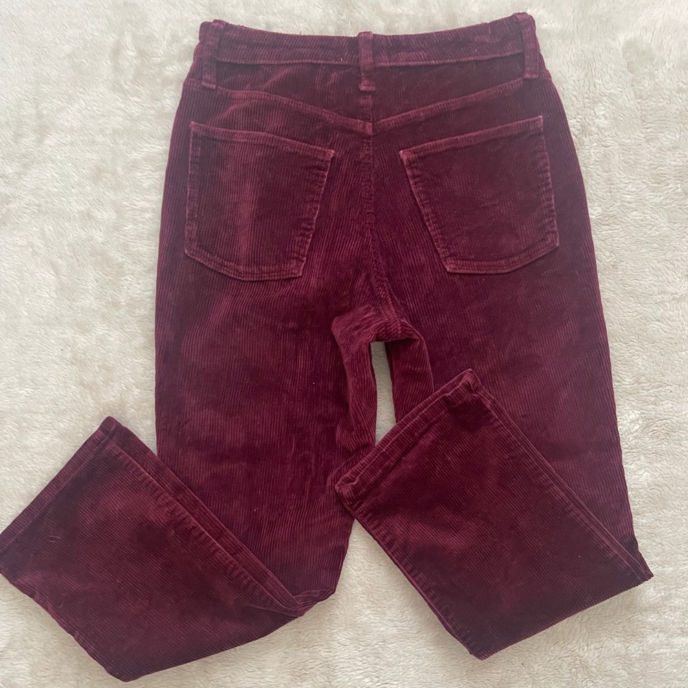 Universal Thread Burgundy Corduroy High Rise Skinny Jeans - Picture 7 of 10